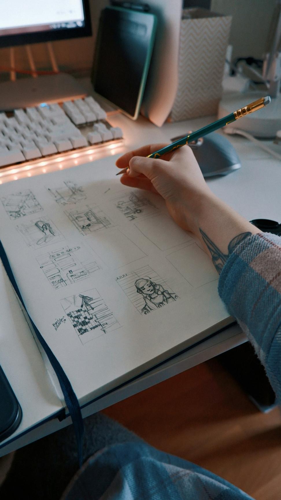 Architect working